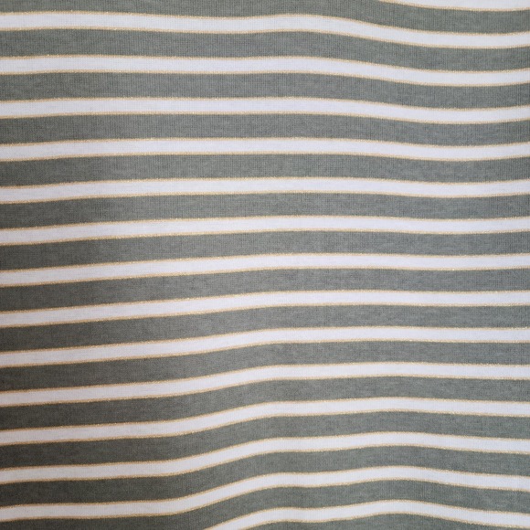 Croft‎ Barrow  V-neck Tee, Green/White, Above Elbow Length  Sleeve,  P Large - Picture 4 of 5